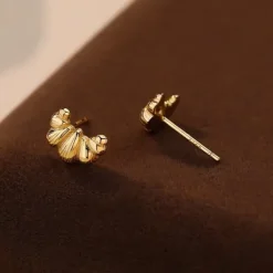Earrings*Boogzel Clothing French Girl Croissant Earrings Gold