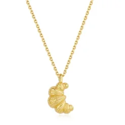 Necklaces & Chokers*Boogzel Clothing French Girl Croissant Necklace Gold