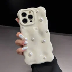 Iphone Cases*Boogzel Clothing French Girl Pearl iPhone Case Black/white