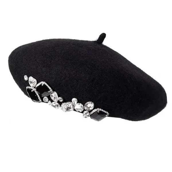 Hats*Boogzel Clothing French Girl Rhinestone Beret