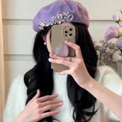 Hats*Boogzel Clothing French Girl Rhinestone Beret
