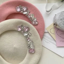 Hats*Boogzel Clothing French Girl Rhinestone Beret