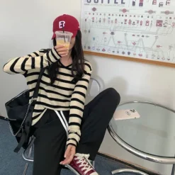 Long Sleeve Tops*Boogzel Clothing French Girl Ribbed Top