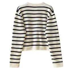 Striped Sweaters|Knit Cardigans*Boogzel Clothing French Girl Striped Cardigan