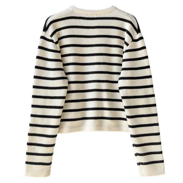 Striped Sweaters|Knit Cardigans*Boogzel Clothing French Girl Striped Cardigan