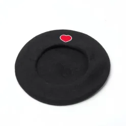 Hats*Boogzel Clothing French Kiss Beret Black