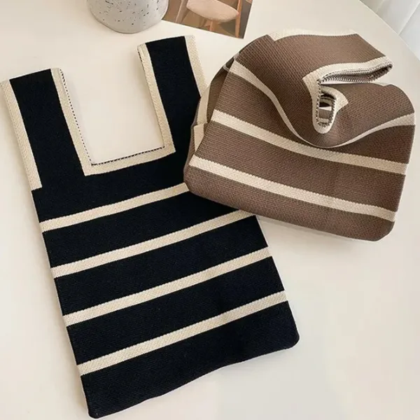 Bags & Purses*Boogzel Clothing French Mood Striped Mini Crochet Bag