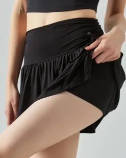 Tennis Skirts|Skirts*Boogzel Clothing Tennis French Sun Tennis Skirt in Black