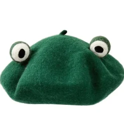 Hats*Boogzel Clothing Frog Beret Green