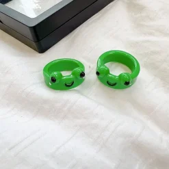Rings*Boogzel Clothing Frog Couple Rings Set