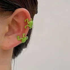 Hair Accessories*Boogzel Clothing Frog Ear Clips 2pcs Set Green/2pcs