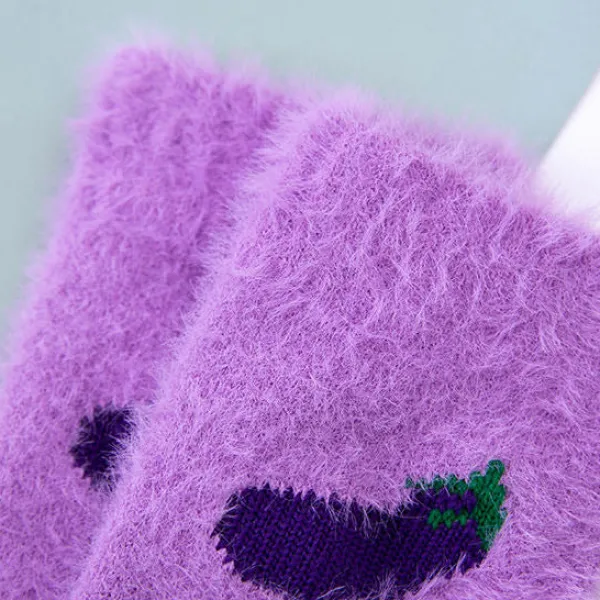 Socks*Boogzel Clothing Fruit Fuzzy Socks