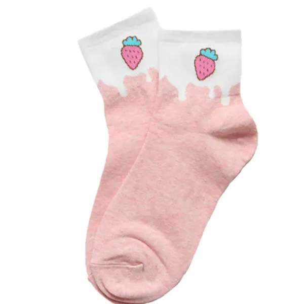 Socks*Boogzel Clothing Fruit Ice Cream Socks