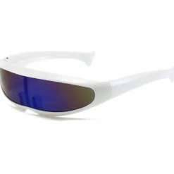 Sunglasses|Aesthetic Mirrors*Boogzel Clothing Futurecore Shield Mirrored Sunglasses