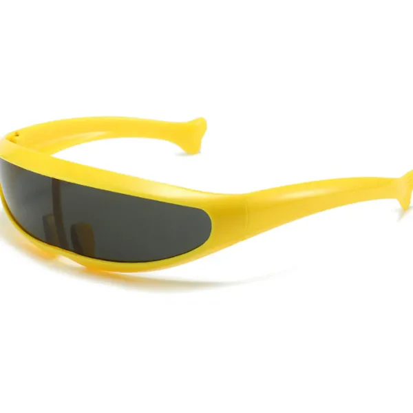 Sunglasses|Aesthetic Mirrors*Boogzel Clothing Futurecore Shield Mirrored Sunglasses