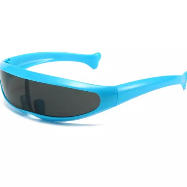 Sunglasses|Aesthetic Mirrors*Boogzel Clothing Futurecore Shield Mirrored Sunglasses