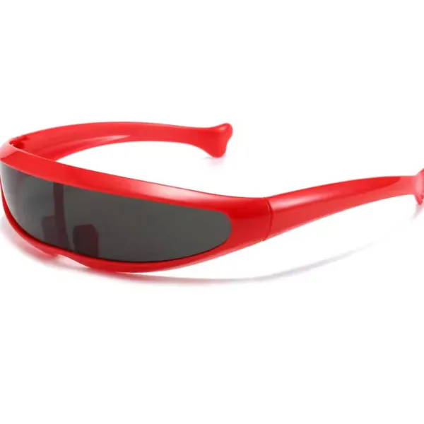 Sunglasses|Aesthetic Mirrors*Boogzel Clothing Futurecore Shield Mirrored Sunglasses