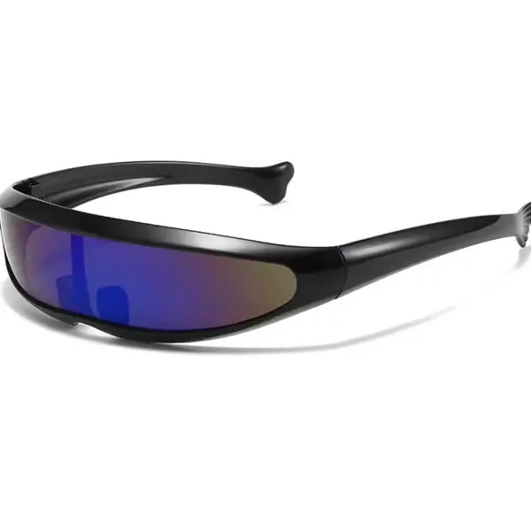 Sunglasses|Aesthetic Mirrors*Boogzel Clothing Futurecore Shield Mirrored Sunglasses