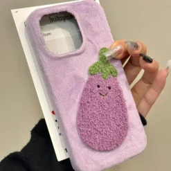 Iphone Cases*Jellycat Fuzzy Aubergine iPhone Case Clear