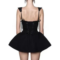 Dresses & Rompers*Boogzel Clothing Gardens in Bloom Bow-Tie Mini Dress
