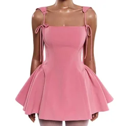 Dresses & Rompers*Boogzel Clothing Gardens in Bloom Bow-Tie Mini Dress