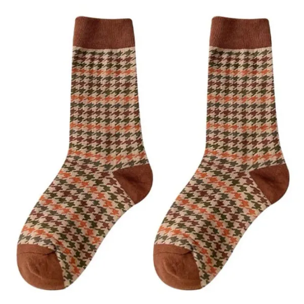 Socks*Boogzel Clothing Geometry Pattern Socks