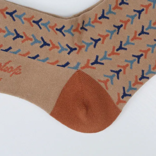 Socks*Boogzel Clothing Geometry Pattern Socks