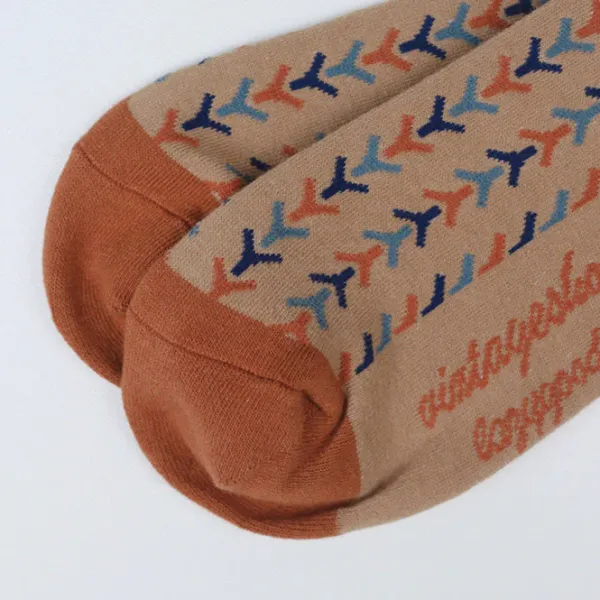 Socks*Boogzel Clothing Geometry Pattern Socks