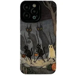 Iphone Cases*Boogzel Clothing Ghost And Cat IPhone Case Black