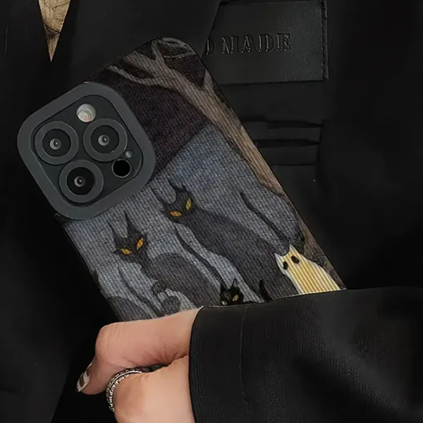 Iphone Cases*Boogzel Clothing Ghost And Cat IPhone Case Black