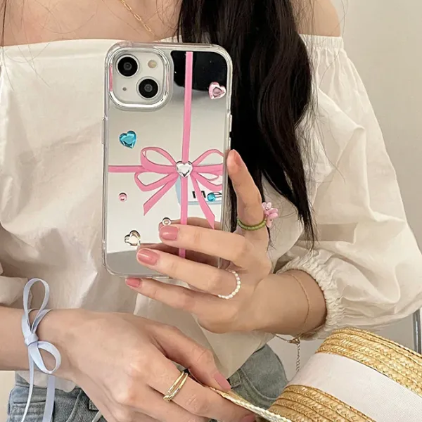 Iphone Cases*Boogzel Clothing Gift Bow iPhone Case Pink
