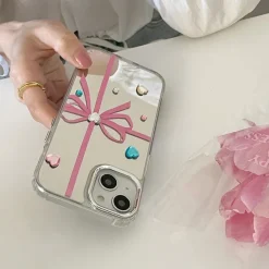 Iphone Cases*Boogzel Clothing Gift Bow iPhone Case Pink