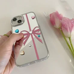 Iphone Cases*Boogzel Clothing Gift Bow iPhone Case Pink