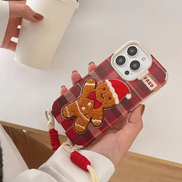 Iphone Cases*Boogzel Clothing Gingerbread Man iPhone Case Red