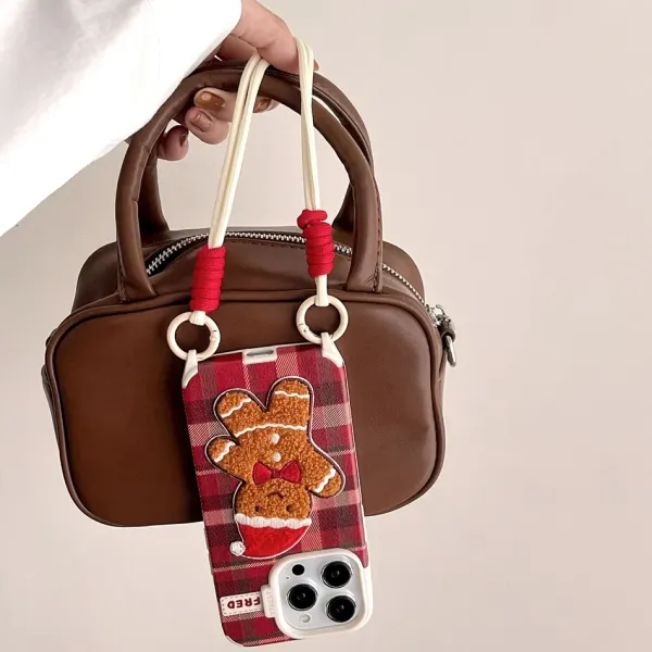 Iphone Cases*Boogzel Clothing Gingerbread Man iPhone Case Red
