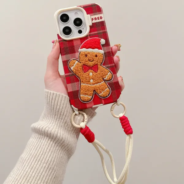Iphone Cases*Boogzel Clothing Gingerbread Man iPhone Case Red