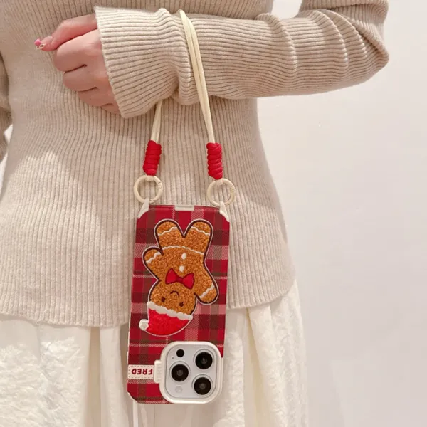 Iphone Cases*Boogzel Clothing Gingerbread Man iPhone Case Red