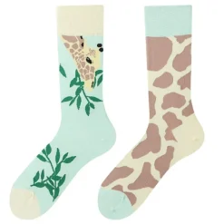Socks*Boogzel Clothing Giraffe Mismatched Socks Blue