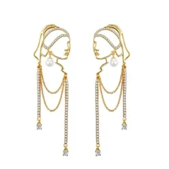 Earrings*Boogzel Clothing Girl With a Pearl Outline Earrings