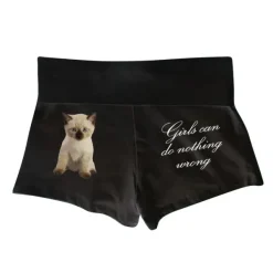 Shorts*Boogzel Clothing Girls Can Do Nothing Wrong Kitten Shorts