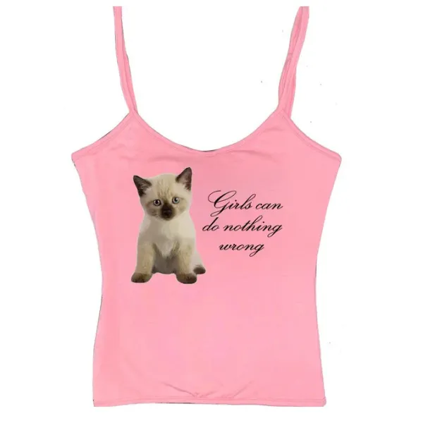 Y2K Tops*Boogzel Clothing Girls Can Do Nothing Wrong Tank Top