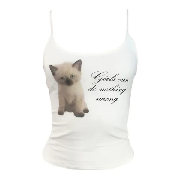 Y2K Tops*Boogzel Clothing Girls Can Do Nothing Wrong Tank Top