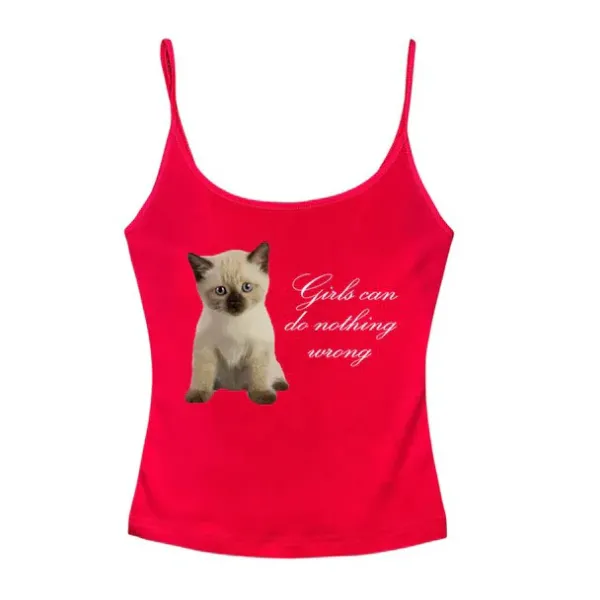 Y2K Tops*Boogzel Clothing Girls Can Do Nothing Wrong Tank Top