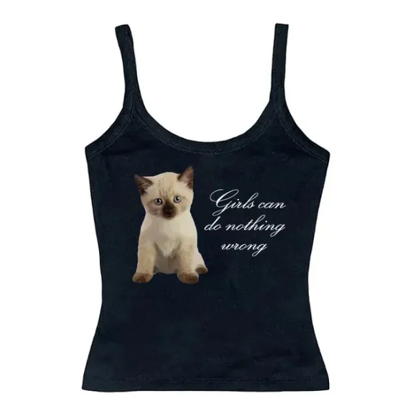 Y2K Tops*Boogzel Clothing Girls Can Do Nothing Wrong Tank Top