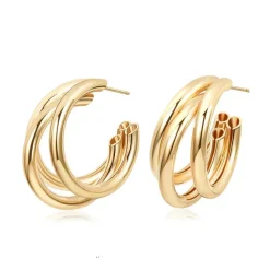 Earrings*Boogzel Clothing Hour Earrings Gold