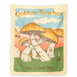 Posters / Tapestry*Boogzel Clothing Golden Teacher Wall Tapestry