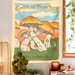 Posters / Tapestry*Boogzel Clothing Golden Teacher Wall Tapestry
