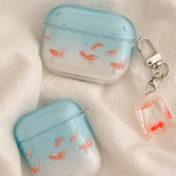 Other|Iphone Cases*Boogzel Clothing Goldfish Aesthetic AirPods Case Blue