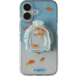 Iphone Cases*Boogzel Clothing Goldfish Aesthetic iPhone Case Blue