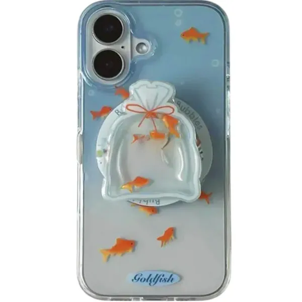Iphone Cases*Boogzel Clothing Goldfish Aesthetic iPhone Case Blue